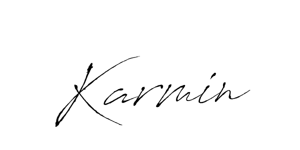 How to make Karmin signature? Antro_Vectra is a professional autograph style. Create handwritten signature for Karmin name. Karmin signature style 6 images and pictures png