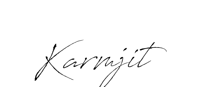 Create a beautiful signature design for name Karmjit. With this signature (Antro_Vectra) fonts, you can make a handwritten signature for free. Karmjit signature style 6 images and pictures png