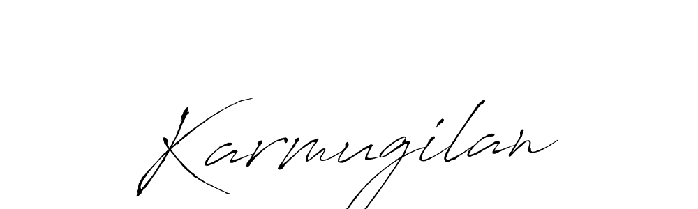 How to make Karmugilan name signature. Use Antro_Vectra style for creating short signs online. This is the latest handwritten sign. Karmugilan signature style 6 images and pictures png