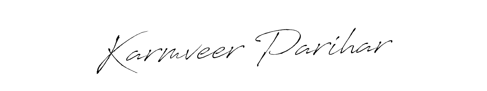 Karmveer Parihar stylish signature style. Best Handwritten Sign (Antro_Vectra) for my name. Handwritten Signature Collection Ideas for my name Karmveer Parihar. Karmveer Parihar signature style 6 images and pictures png