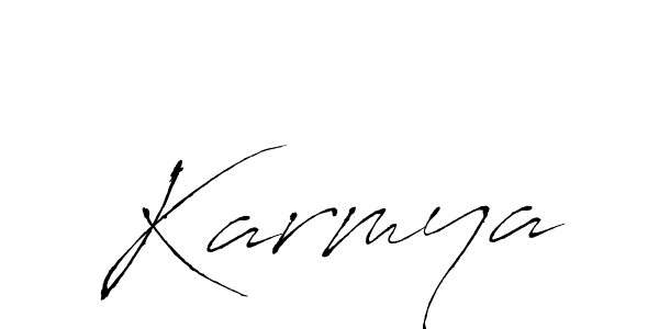 Antro_Vectra is a professional signature style that is perfect for those who want to add a touch of class to their signature. It is also a great choice for those who want to make their signature more unique. Get Karmya name to fancy signature for free. Karmya signature style 6 images and pictures png