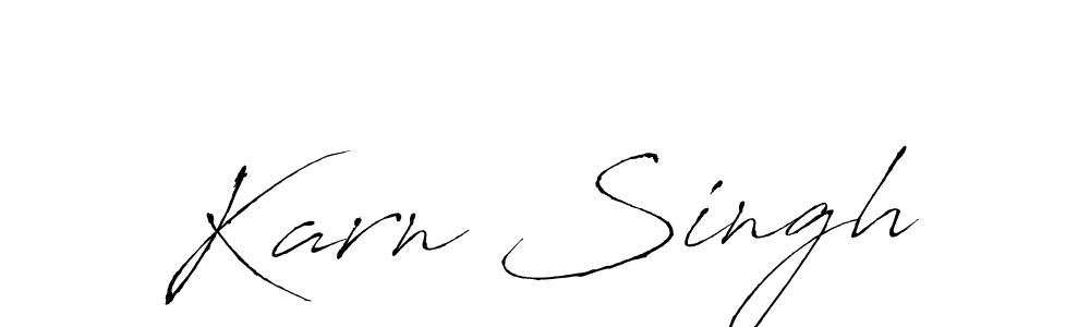 You should practise on your own different ways (Antro_Vectra) to write your name (Karn Singh) in signature. don't let someone else do it for you. Karn Singh signature style 6 images and pictures png