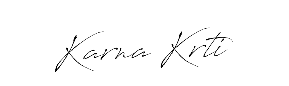 Use a signature maker to create a handwritten signature online. With this signature software, you can design (Antro_Vectra) your own signature for name Karna Krti. Karna Krti signature style 6 images and pictures png