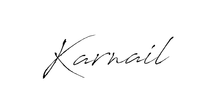 The best way (Antro_Vectra) to make a short signature is to pick only two or three words in your name. The name Karnail include a total of six letters. For converting this name. Karnail signature style 6 images and pictures png