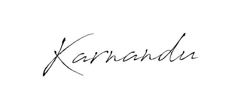 Create a beautiful signature design for name Karnandu. With this signature (Antro_Vectra) fonts, you can make a handwritten signature for free. Karnandu signature style 6 images and pictures png