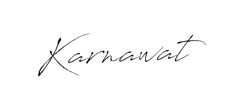 Use a signature maker to create a handwritten signature online. With this signature software, you can design (Antro_Vectra) your own signature for name Karnawat. Karnawat signature style 6 images and pictures png