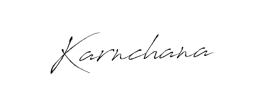 Once you've used our free online signature maker to create your best signature Antro_Vectra style, it's time to enjoy all of the benefits that Karnchana name signing documents. Karnchana signature style 6 images and pictures png