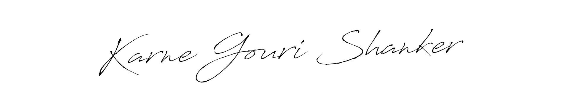 Also You can easily find your signature by using the search form. We will create Karne Gouri Shanker name handwritten signature images for you free of cost using Antro_Vectra sign style. Karne Gouri Shanker signature style 6 images and pictures png