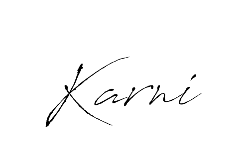 Once you've used our free online signature maker to create your best signature Antro_Vectra style, it's time to enjoy all of the benefits that Karni name signing documents. Karni signature style 6 images and pictures png