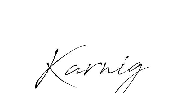 Karnig stylish signature style. Best Handwritten Sign (Antro_Vectra) for my name. Handwritten Signature Collection Ideas for my name Karnig. Karnig signature style 6 images and pictures png