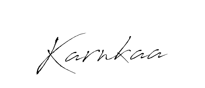 The best way (Antro_Vectra) to make a short signature is to pick only two or three words in your name. The name Karnkaa include a total of six letters. For converting this name. Karnkaa signature style 6 images and pictures png
