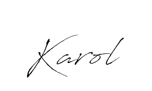 Best and Professional Signature Style for Karol. Antro_Vectra Best Signature Style Collection. Karol signature style 6 images and pictures png
