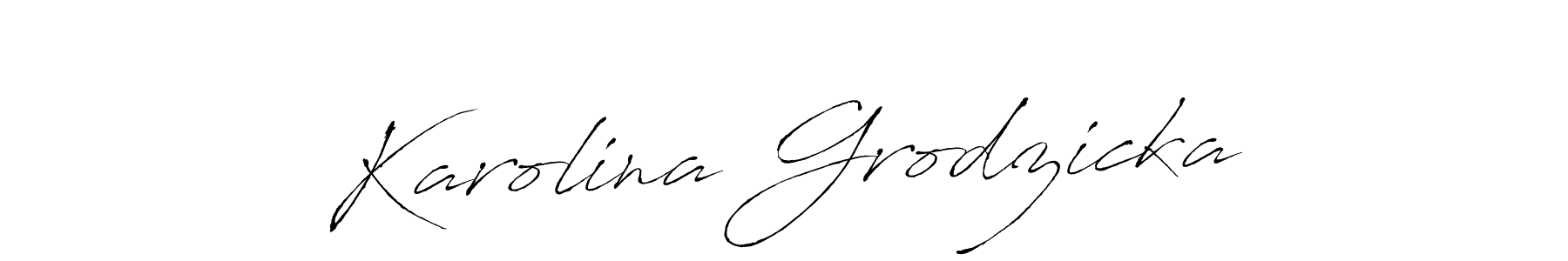 See photos of Karolina Grodzicka official signature by Spectra . Check more albums & portfolios. Read reviews & check more about Antro_Vectra font. Karolina Grodzicka signature style 6 images and pictures png