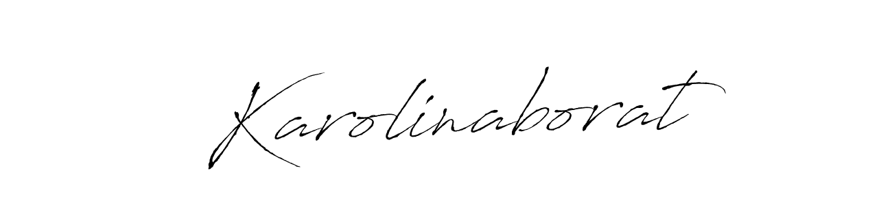 The best way (Antro_Vectra) to make a short signature is to pick only two or three words in your name. The name Karolinaborat include a total of six letters. For converting this name. Karolinaborat signature style 6 images and pictures png