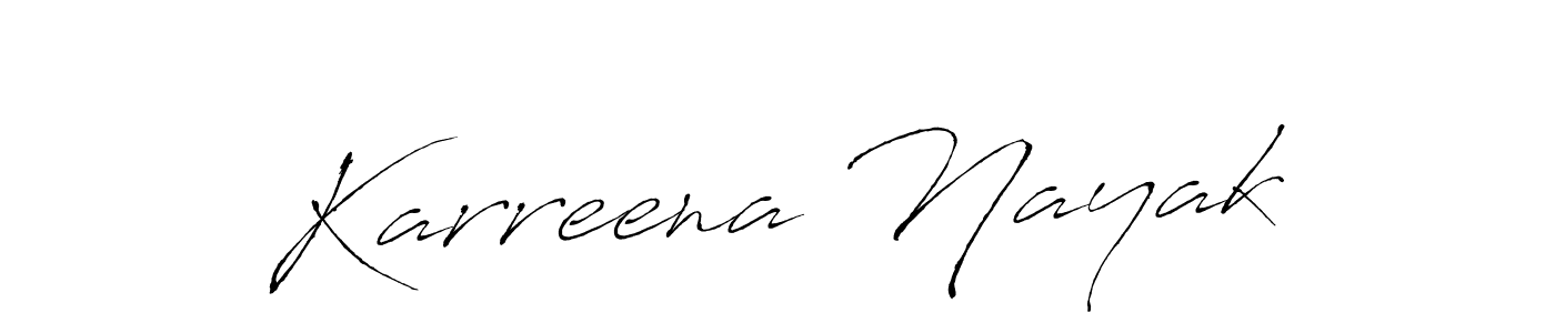 Antro_Vectra is a professional signature style that is perfect for those who want to add a touch of class to their signature. It is also a great choice for those who want to make their signature more unique. Get Karreena Nayak name to fancy signature for free. Karreena Nayak signature style 6 images and pictures png