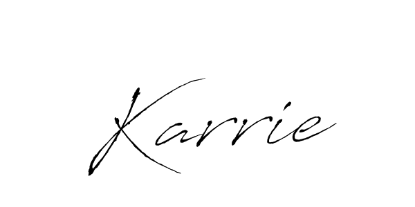 Make a beautiful signature design for name Karrie. Use this online signature maker to create a handwritten signature for free. Karrie signature style 6 images and pictures png