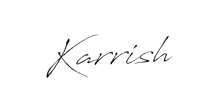 How to make Karrish name signature. Use Antro_Vectra style for creating short signs online. This is the latest handwritten sign. Karrish signature style 6 images and pictures png