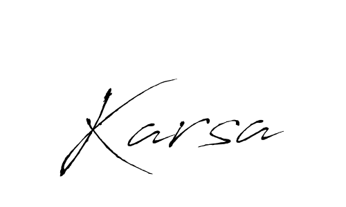 How to Draw Karsa signature style? Antro_Vectra is a latest design signature styles for name Karsa. Karsa signature style 6 images and pictures png