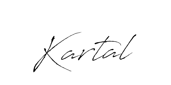 How to make Kartal signature? Antro_Vectra is a professional autograph style. Create handwritten signature for Kartal name. Kartal signature style 6 images and pictures png