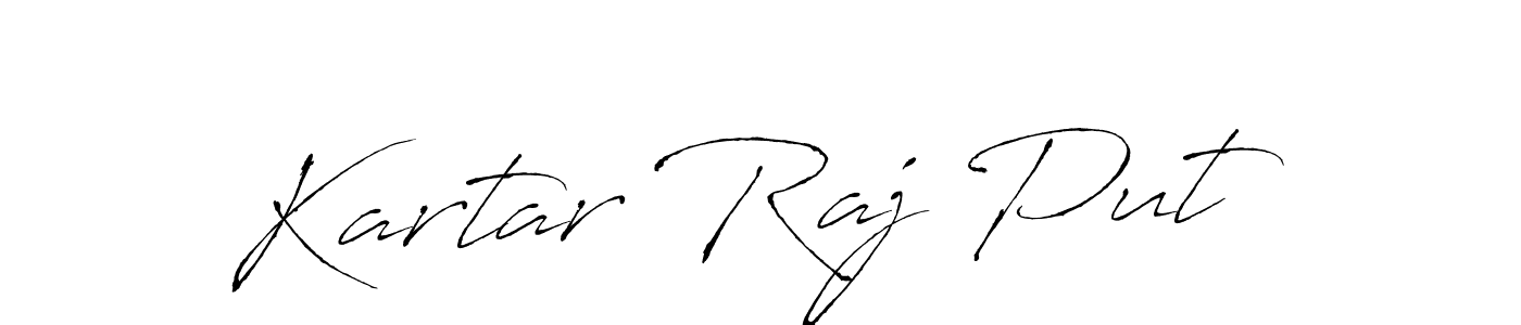 It looks lik you need a new signature style for name Kartar Raj Put. Design unique handwritten (Antro_Vectra) signature with our free signature maker in just a few clicks. Kartar Raj Put signature style 6 images and pictures png
