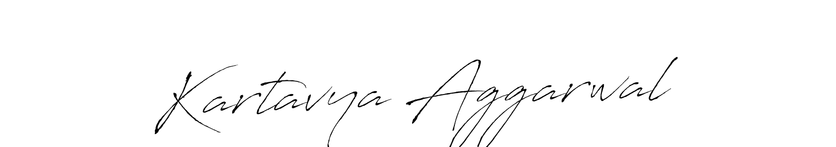 How to make Kartavya Aggarwal name signature. Use Antro_Vectra style for creating short signs online. This is the latest handwritten sign. Kartavya Aggarwal signature style 6 images and pictures png