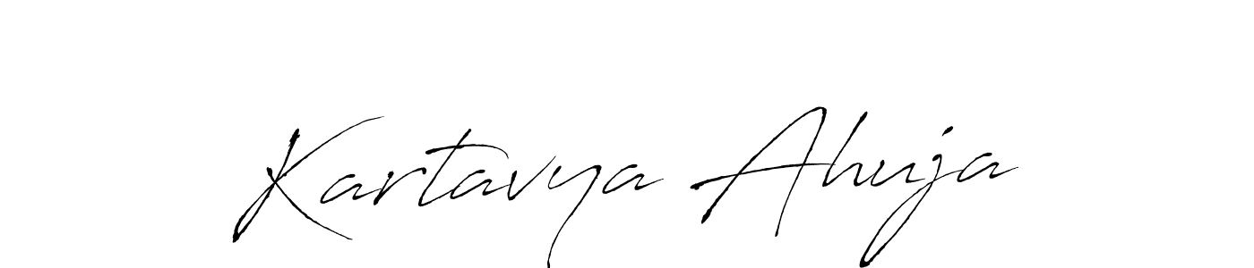 It looks lik you need a new signature style for name Kartavya Ahuja. Design unique handwritten (Antro_Vectra) signature with our free signature maker in just a few clicks. Kartavya Ahuja signature style 6 images and pictures png