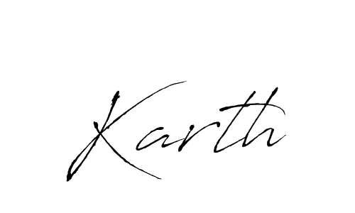 How to make Karth signature? Antro_Vectra is a professional autograph style. Create handwritten signature for Karth name. Karth signature style 6 images and pictures png