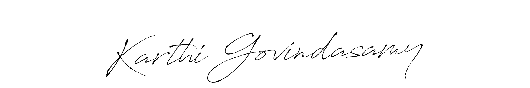 Use a signature maker to create a handwritten signature online. With this signature software, you can design (Antro_Vectra) your own signature for name Karthi Govindasamy. Karthi Govindasamy signature style 6 images and pictures png