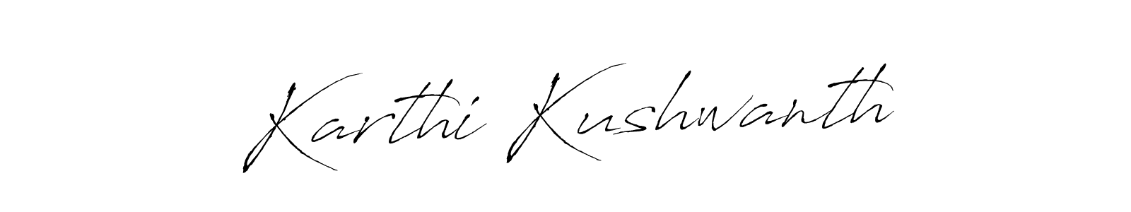Similarly Antro_Vectra is the best handwritten signature design. Signature creator online .You can use it as an online autograph creator for name Karthi Kushwanth. Karthi Kushwanth signature style 6 images and pictures png