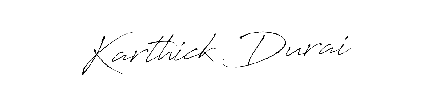 You should practise on your own different ways (Antro_Vectra) to write your name (Karthick Durai) in signature. don't let someone else do it for you. Karthick Durai signature style 6 images and pictures png