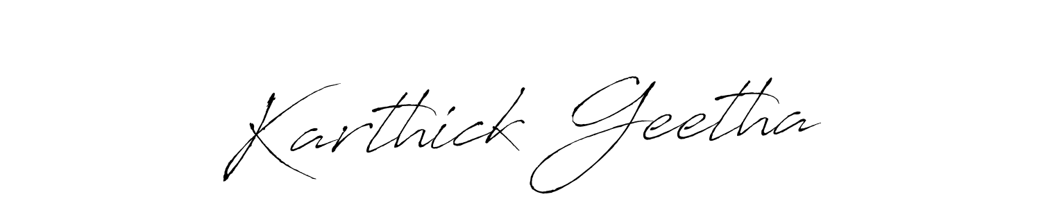 How to Draw Karthick Geetha signature style? Antro_Vectra is a latest design signature styles for name Karthick Geetha. Karthick Geetha signature style 6 images and pictures png