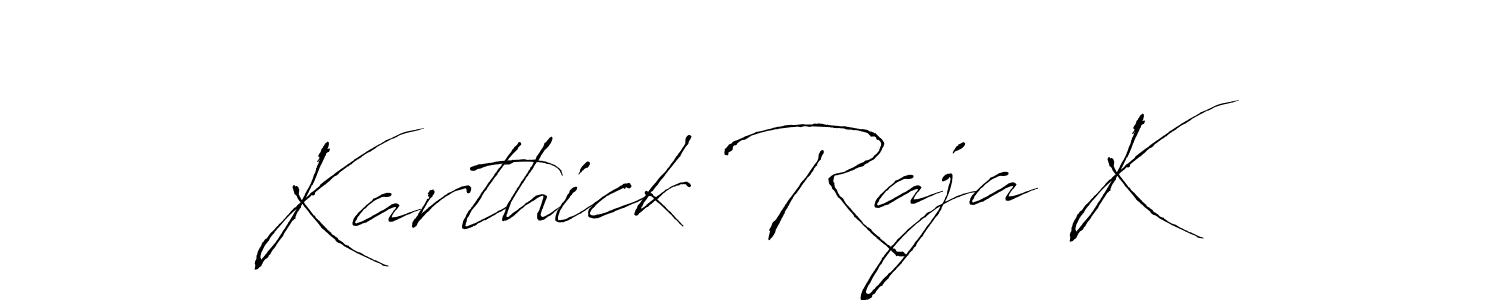 You should practise on your own different ways (Antro_Vectra) to write your name (Karthick Raja K) in signature. don't let someone else do it for you. Karthick Raja K signature style 6 images and pictures png