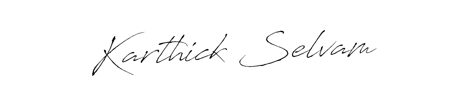 It looks lik you need a new signature style for name Karthick Selvam. Design unique handwritten (Antro_Vectra) signature with our free signature maker in just a few clicks. Karthick Selvam signature style 6 images and pictures png