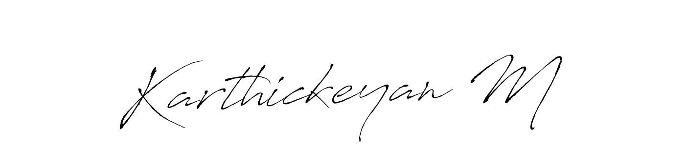 Antro_Vectra is a professional signature style that is perfect for those who want to add a touch of class to their signature. It is also a great choice for those who want to make their signature more unique. Get Karthickeyan M name to fancy signature for free. Karthickeyan M signature style 6 images and pictures png