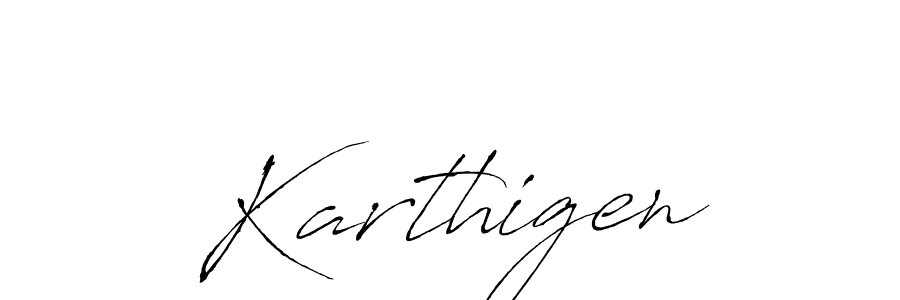 Design your own signature with our free online signature maker. With this signature software, you can create a handwritten (Antro_Vectra) signature for name Karthigen. Karthigen signature style 6 images and pictures png
