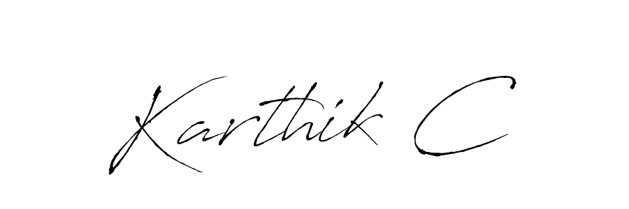 if you are searching for the best signature style for your name Karthik C. so please give up your signature search. here we have designed multiple signature styles  using Antro_Vectra. Karthik C signature style 6 images and pictures png