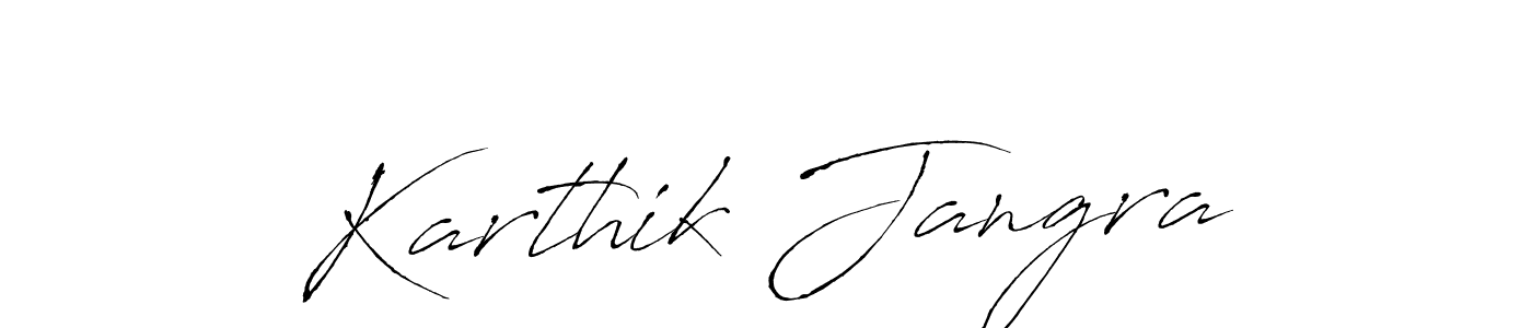 Make a beautiful signature design for name Karthik Jangra. Use this online signature maker to create a handwritten signature for free. Karthik Jangra signature style 6 images and pictures png