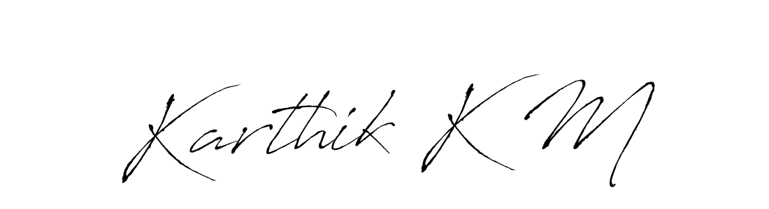 Best and Professional Signature Style for Karthik K M. Antro_Vectra Best Signature Style Collection. Karthik K M signature style 6 images and pictures png