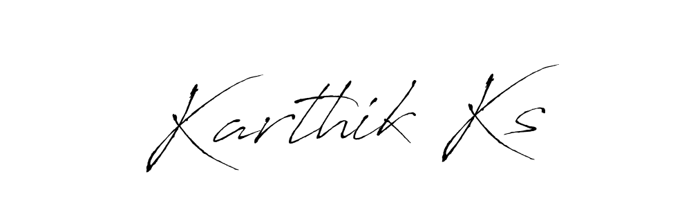 Also we have Karthik Ks name is the best signature style. Create professional handwritten signature collection using Antro_Vectra autograph style. Karthik Ks signature style 6 images and pictures png
