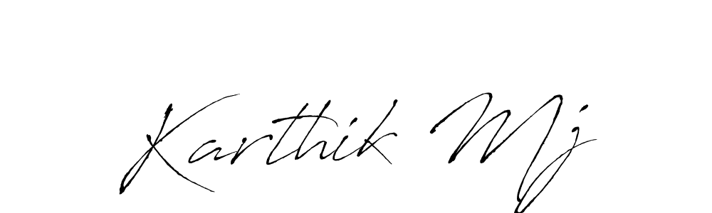 Once you've used our free online signature maker to create your best signature Antro_Vectra style, it's time to enjoy all of the benefits that Karthik Mj name signing documents. Karthik Mj signature style 6 images and pictures png