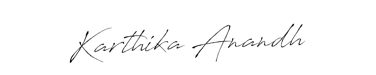 Also You can easily find your signature by using the search form. We will create Karthika Anandh name handwritten signature images for you free of cost using Antro_Vectra sign style. Karthika Anandh signature style 6 images and pictures png