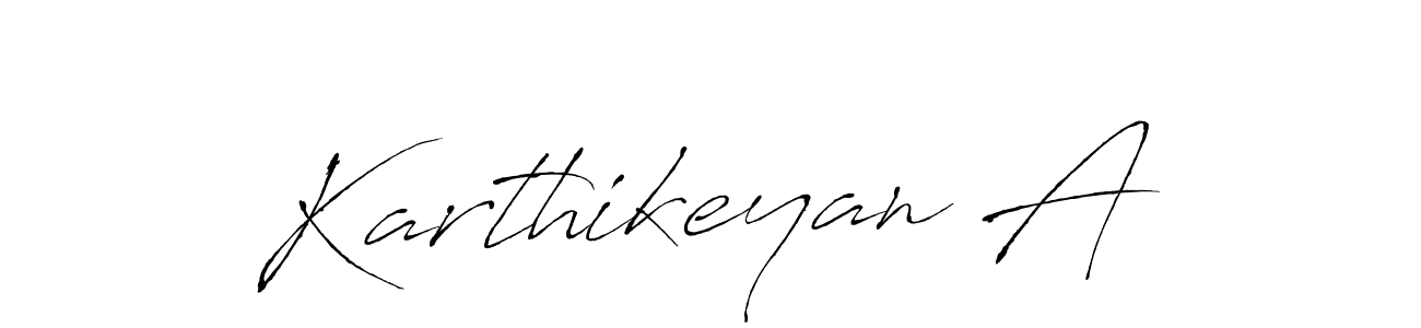 Similarly Antro_Vectra is the best handwritten signature design. Signature creator online .You can use it as an online autograph creator for name Karthikeyan A. Karthikeyan A signature style 6 images and pictures png