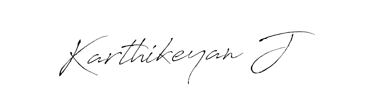 Karthikeyan J stylish signature style. Best Handwritten Sign (Antro_Vectra) for my name. Handwritten Signature Collection Ideas for my name Karthikeyan J. Karthikeyan J signature style 6 images and pictures png