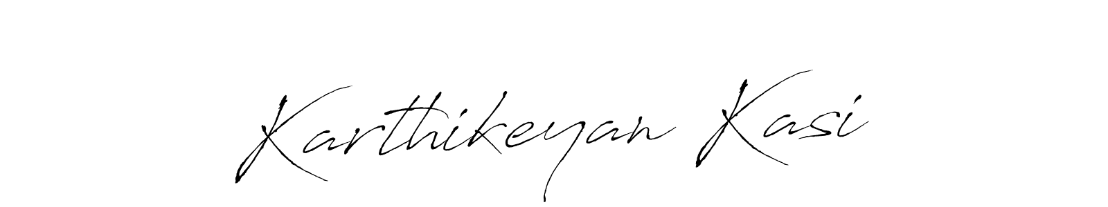 Create a beautiful signature design for name Karthikeyan Kasi. With this signature (Antro_Vectra) fonts, you can make a handwritten signature for free. Karthikeyan Kasi signature style 6 images and pictures png