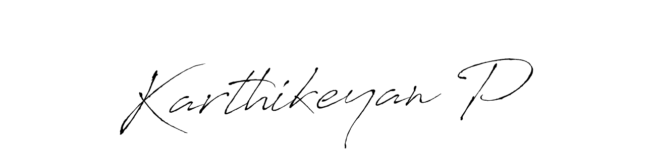 You should practise on your own different ways (Antro_Vectra) to write your name (Karthikeyan P) in signature. don't let someone else do it for you. Karthikeyan P signature style 6 images and pictures png