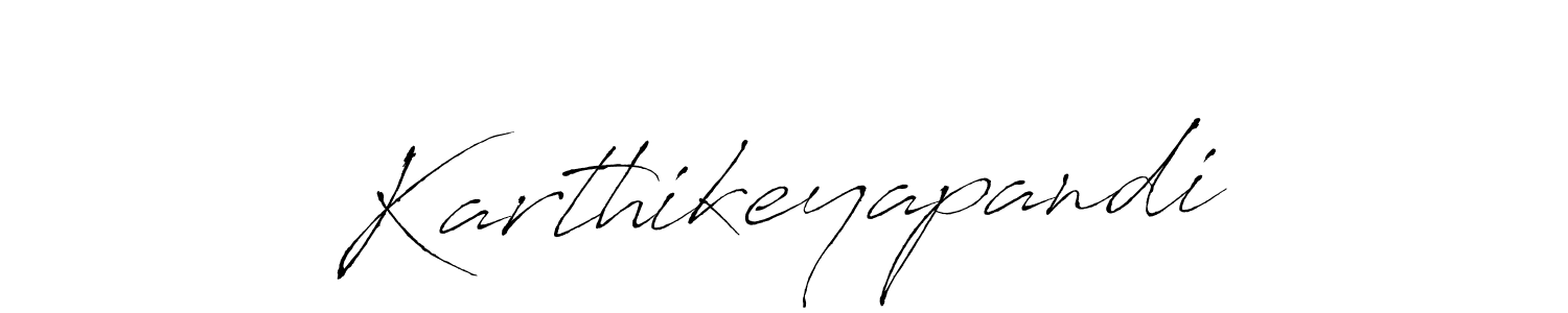 How to make Karthikeyapandi signature? Antro_Vectra is a professional autograph style. Create handwritten signature for Karthikeyapandi name. Karthikeyapandi signature style 6 images and pictures png