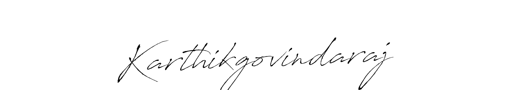 Create a beautiful signature design for name Karthikgovindaraj. With this signature (Antro_Vectra) fonts, you can make a handwritten signature for free. Karthikgovindaraj signature style 6 images and pictures png