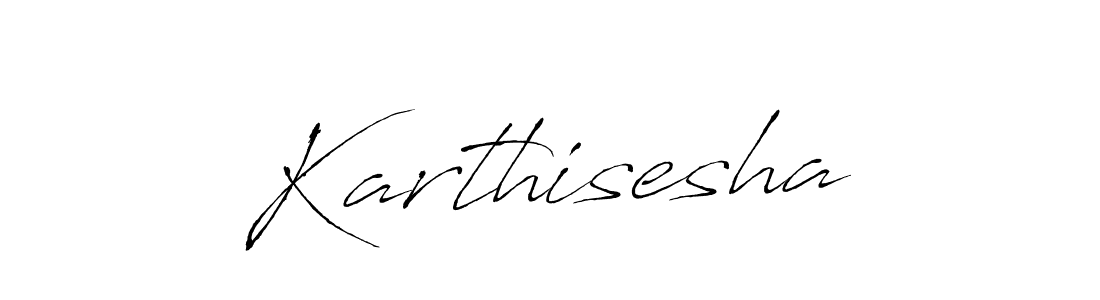 Karthisesha stylish signature style. Best Handwritten Sign (Antro_Vectra) for my name. Handwritten Signature Collection Ideas for my name Karthisesha. Karthisesha signature style 6 images and pictures png