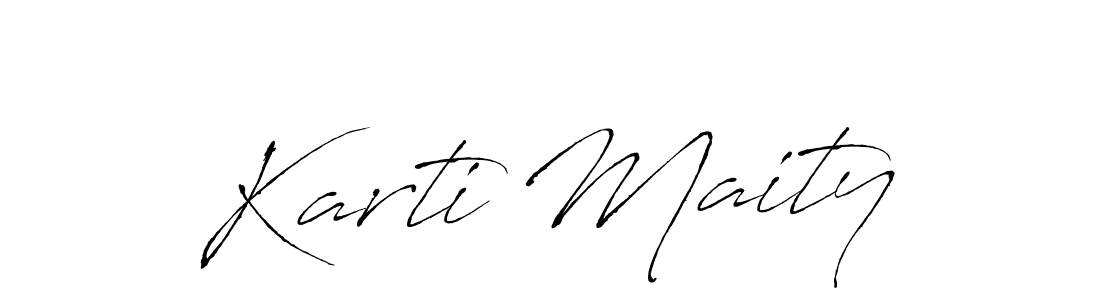 Similarly Antro_Vectra is the best handwritten signature design. Signature creator online .You can use it as an online autograph creator for name Karti Maity. Karti Maity signature style 6 images and pictures png