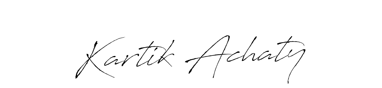 if you are searching for the best signature style for your name Kartik Achaty. so please give up your signature search. here we have designed multiple signature styles  using Antro_Vectra. Kartik Achaty signature style 6 images and pictures png